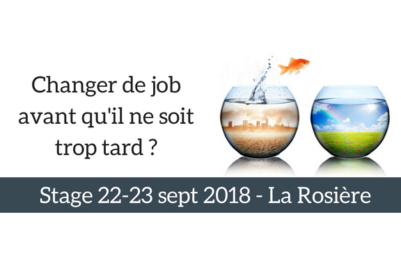 Stage Septembre 2018 : changer de job ?