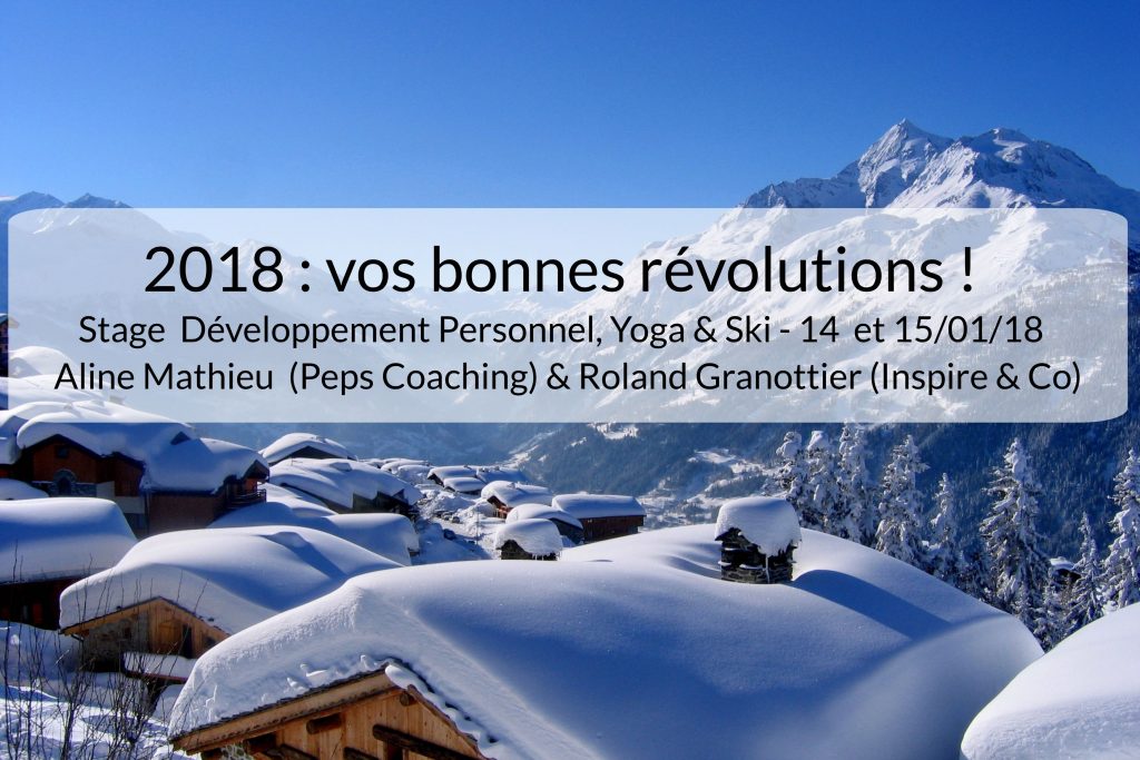 Stage Janvier 2018 : vos bonnes révolutions !